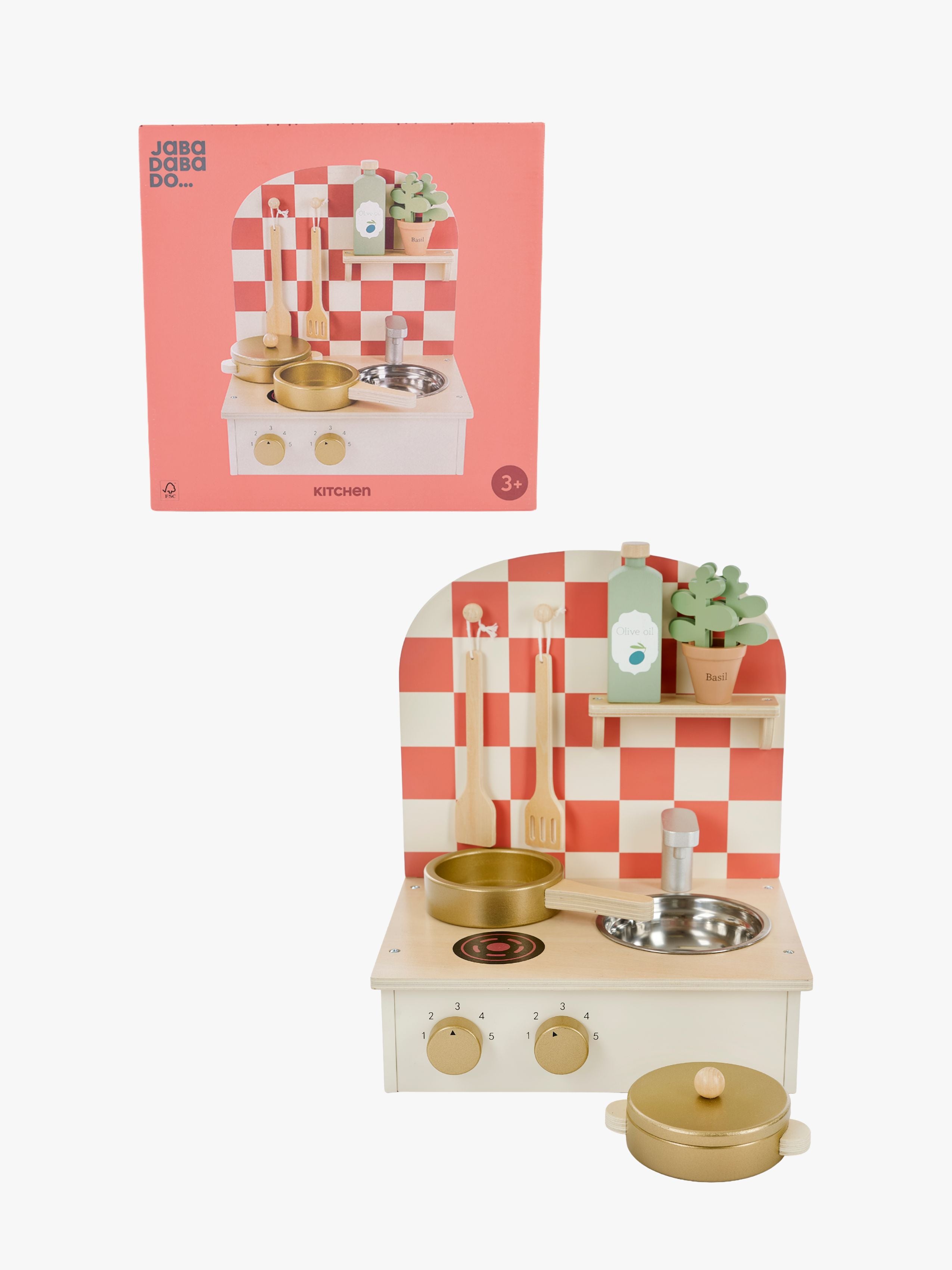 Jabadabado Leksakskök Litet Beige