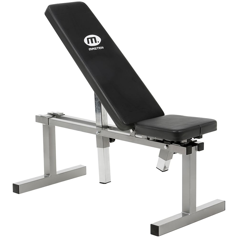 Master Fitness Träningsbänk Silver I