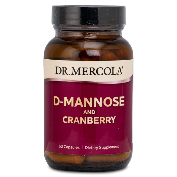 Dr Mercola D-Mannose and Cranberry 60 kapslar