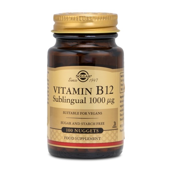 Solgar Vitamin B12 1000 mcg 100 sugtabletter
