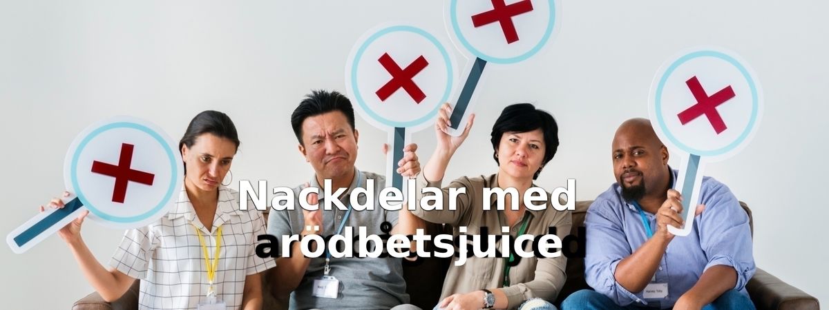 Nackdelar med rödbetsjuice