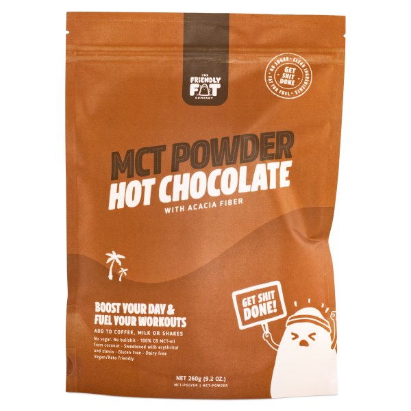 The Friendly Fat Company C8 MCT-pulver Chocolate 260 g