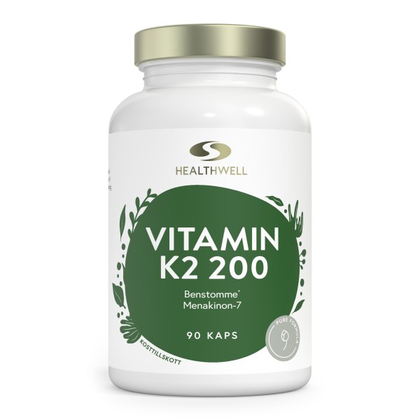 Healthwell Vitamin K2 200 µg, 90 kapslar