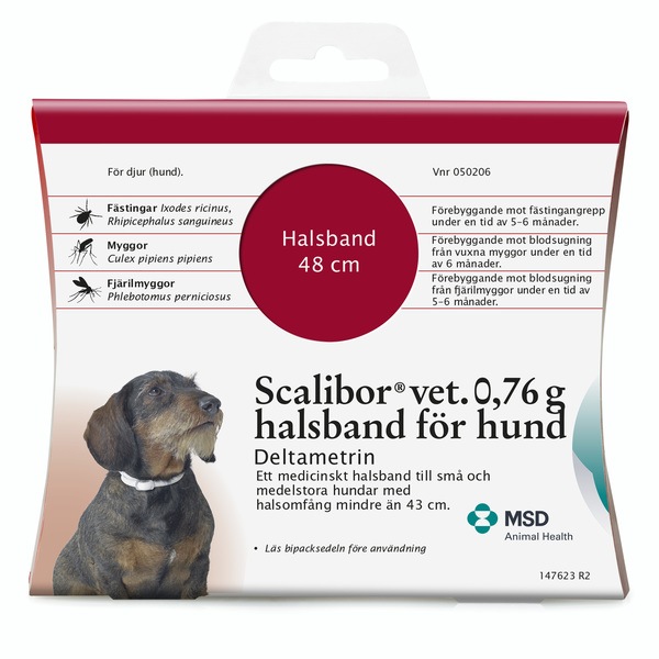 Scalibor vet. halsband 0,76 g, 48 cm