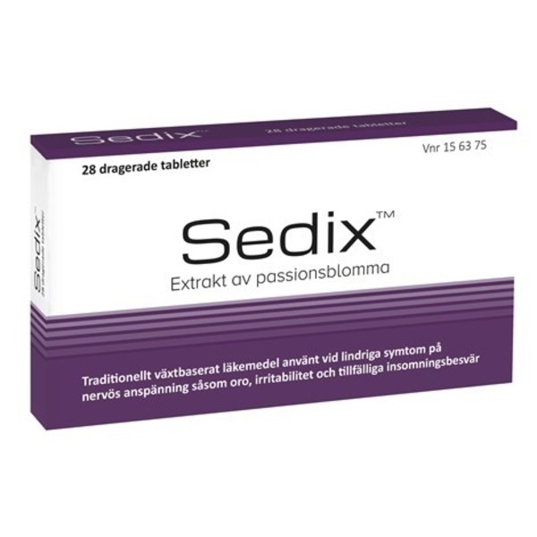 Sedix passionsblomma 28 tabletter