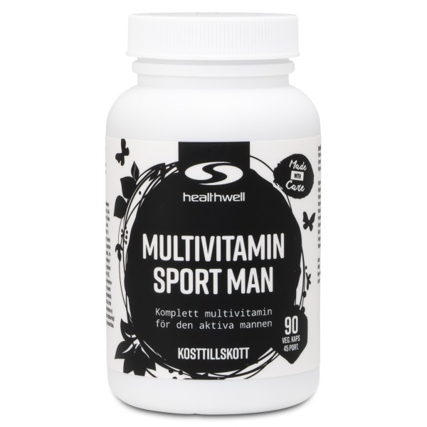 Healthwell Multivitamin Sport Man 90 kapslar
