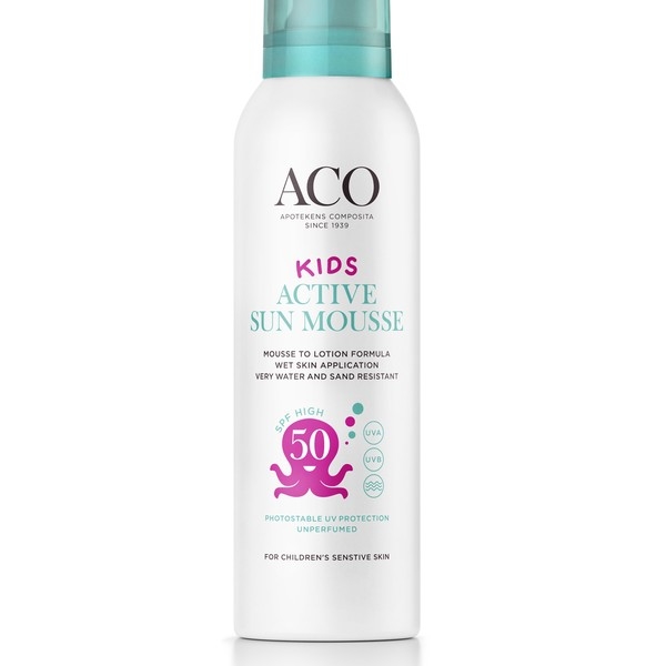 ACO Sun Kids Active Mousse SPF 50 150 ml
