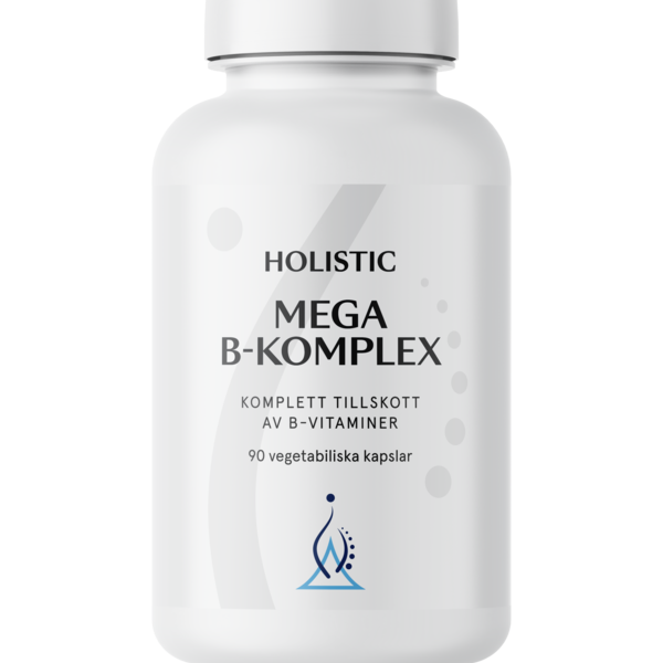 Holistic Mega B-komplex 90 kapslar