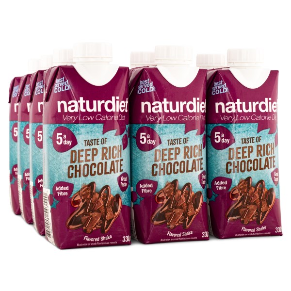 Naturdiet Shake Choklad 12 x 330 ml