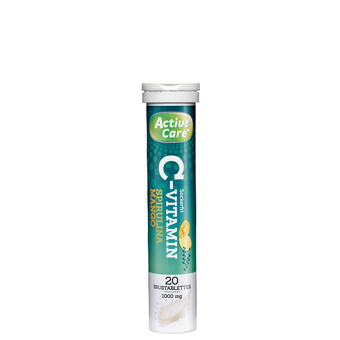 Active Care C-vitamin Spirulina Mango (20 st)