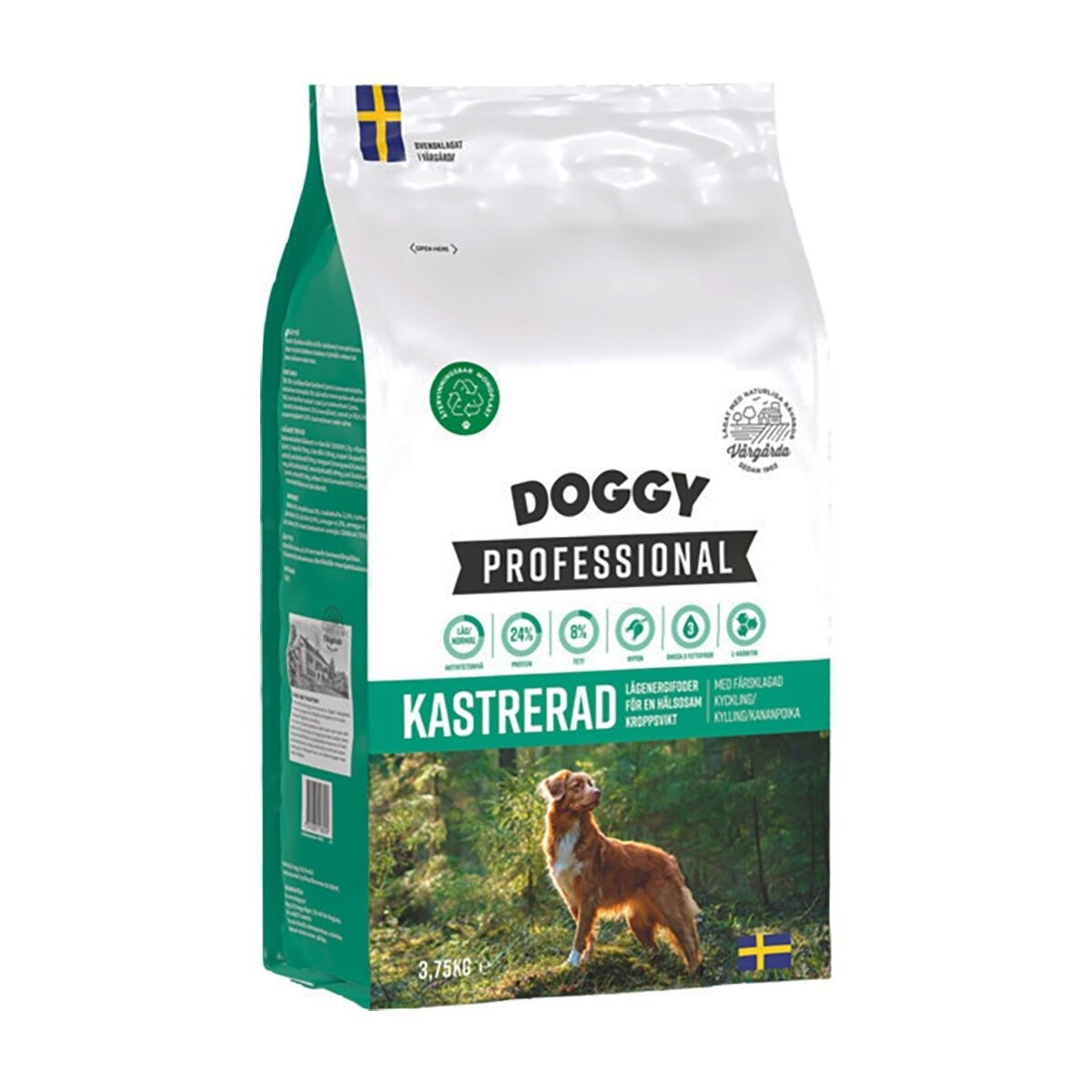 Doggy Professional Kastrerad 3,75 kg