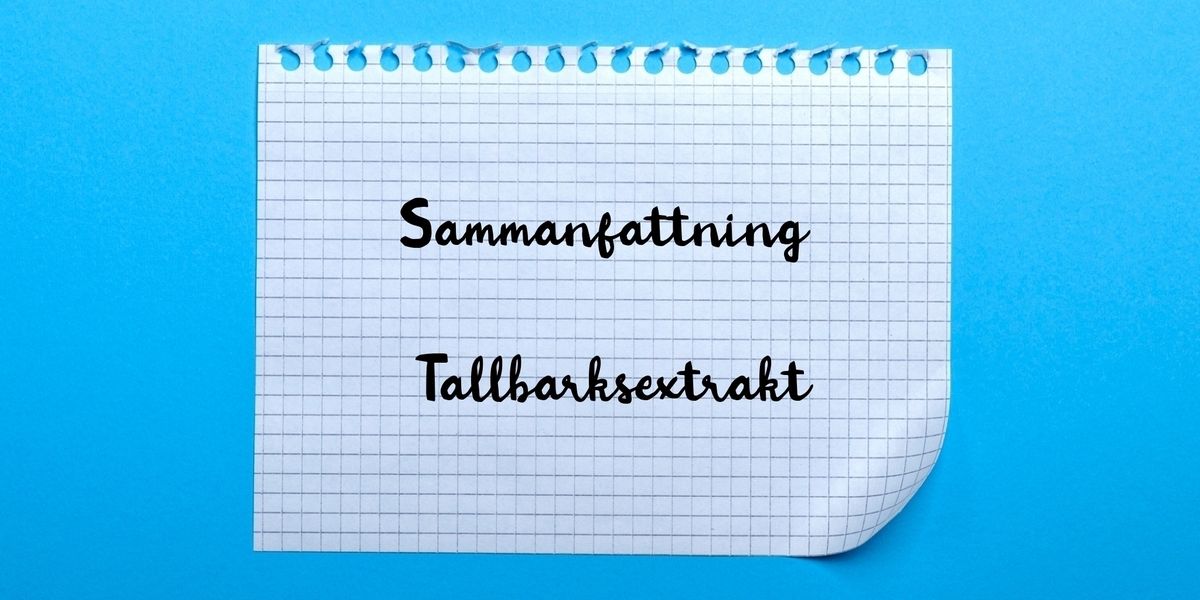 Sammanfattning
