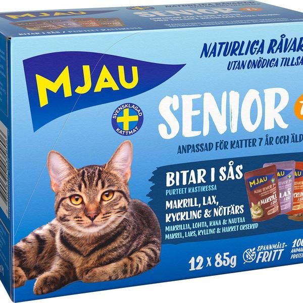 Mjau Multibox Senior 12 × 85 g