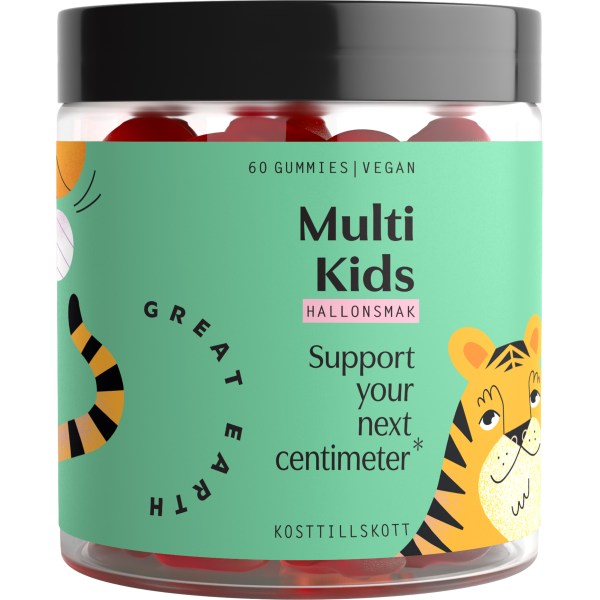 Great Earth Multi Kids Hallon 60 gummies