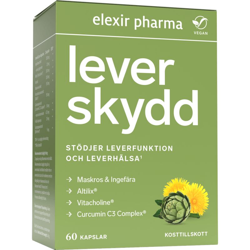 Elexir Pharma Leverskydd 60 kapslar