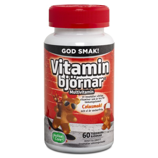 Active Care Vitaminbjörnar Cola 60 st