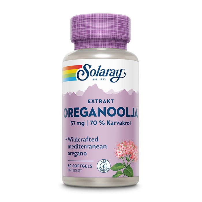 Solaray Oreganoolja 60 kapslar