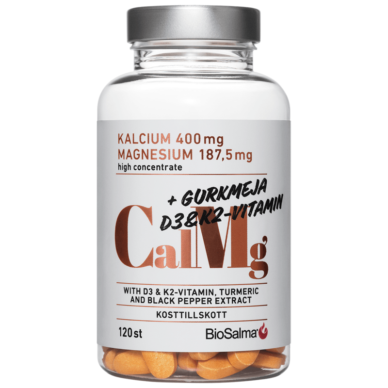 BioSalma Kalcium & Magnesium 120 tabletter