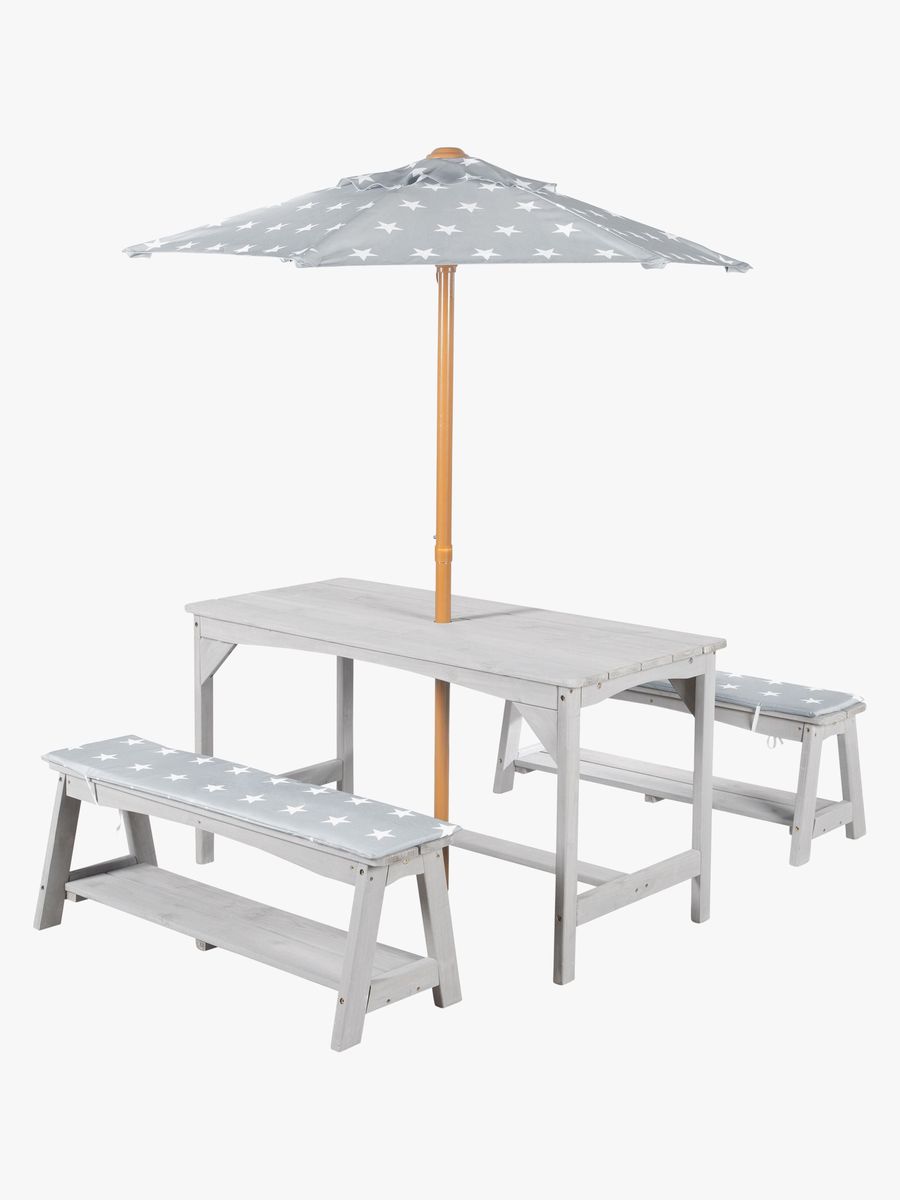Roba picknickset Deluxe med parasoll och dynor
