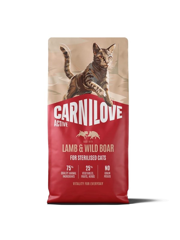 Carnilove Active Cat Lamb & Wild Boar Sterilised 2 kg