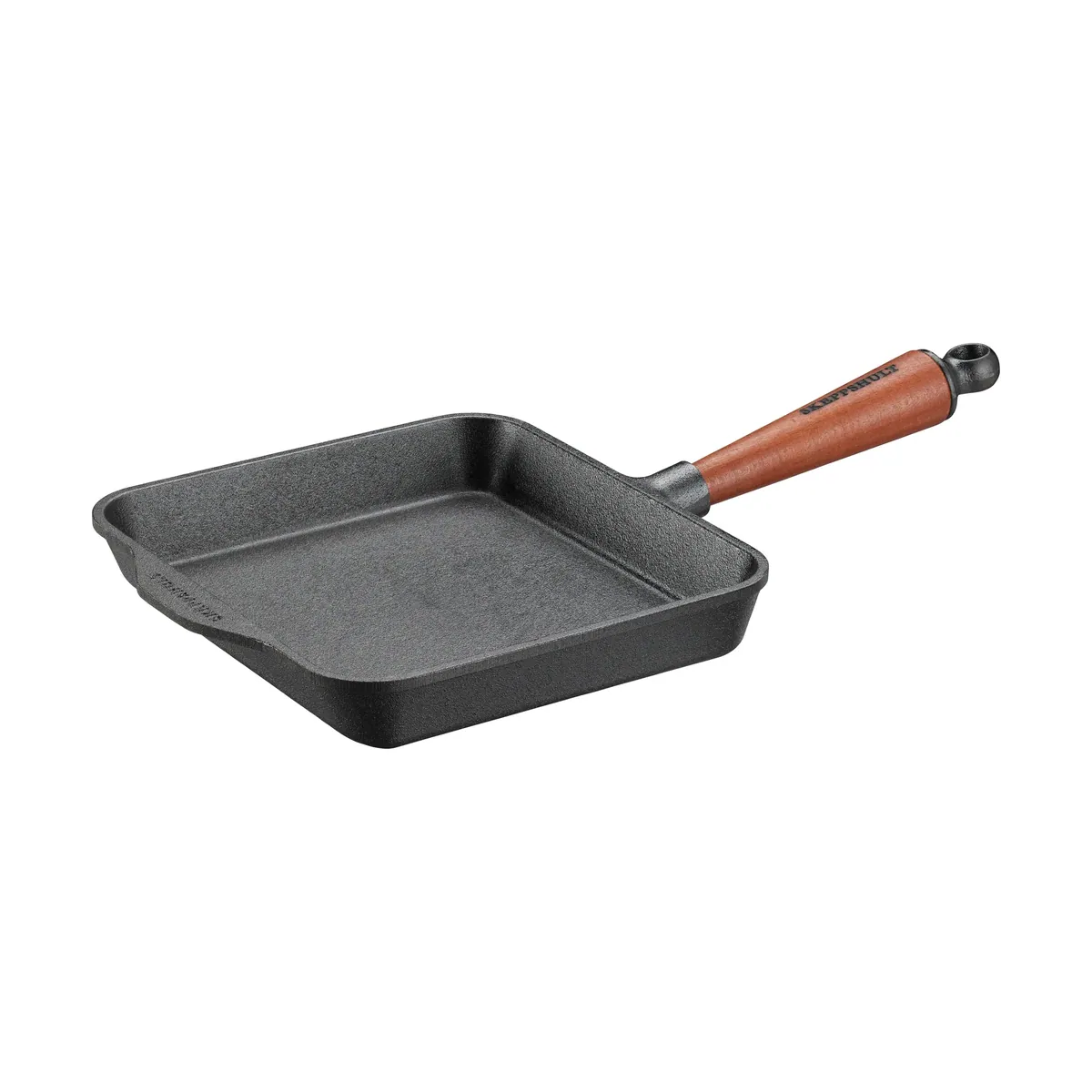 Skeppshult omelettpanna gjutjärn rektangulär 21 × 22 cm