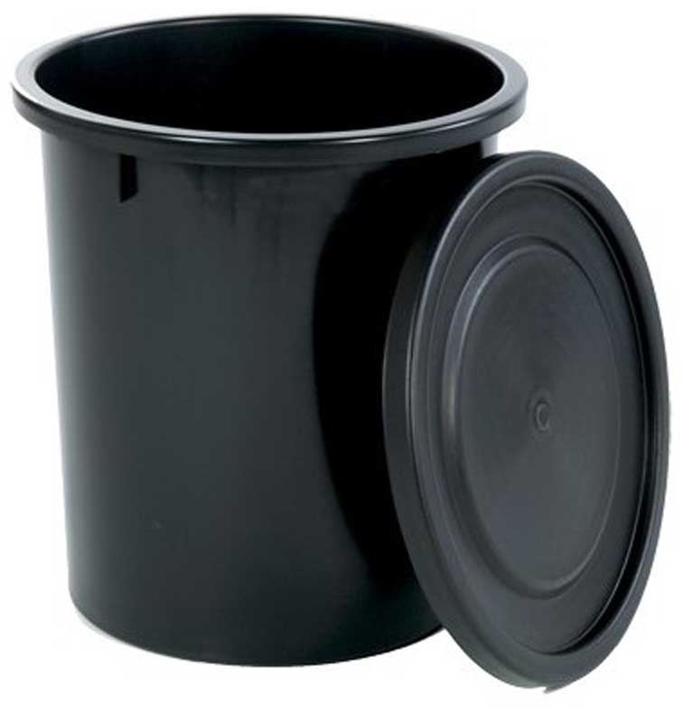 Nordiska Plast Fodertunna 40 l svart