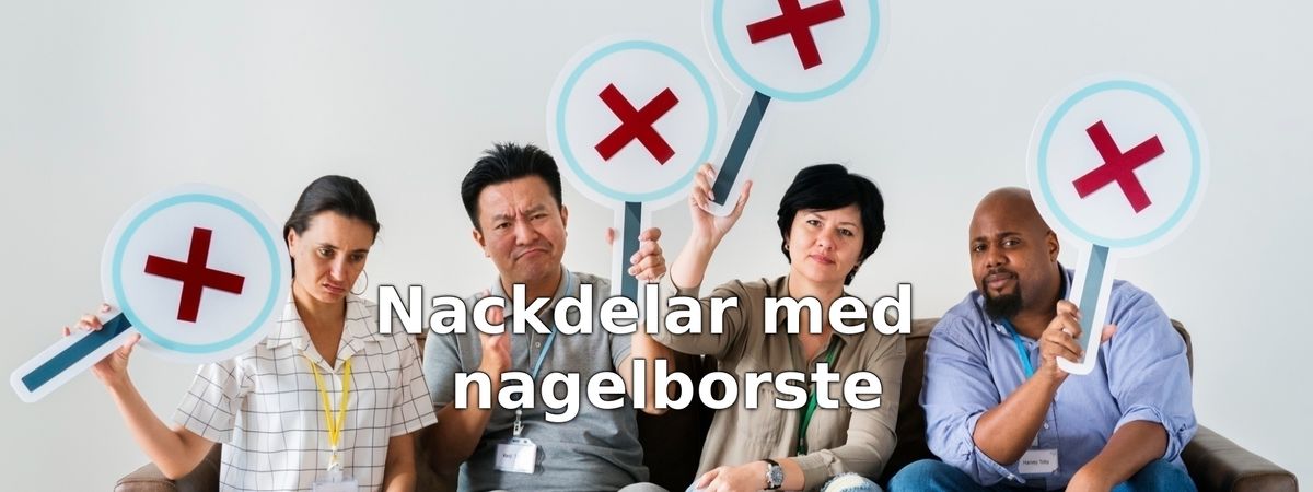 Nackdelar med nagelborstar