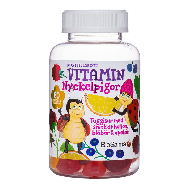 BioSalma Multivitamin Nyckelpiga 60 st