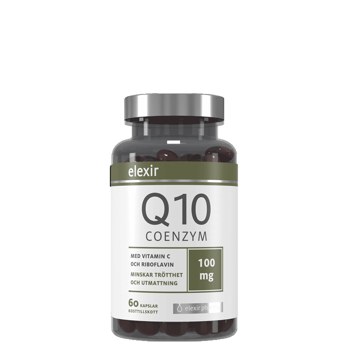 Elexir Pharma Coenzym Q10 100 mg, 60 kapslar