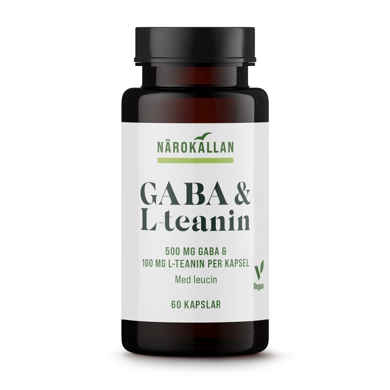 Närokällan GABA + L-teanin, 60 kapslar
