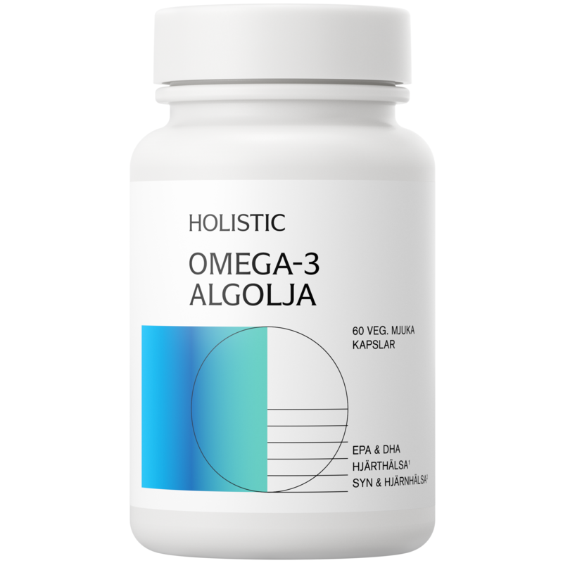 Holistic Omega-3 Algolja, 60 kapslar