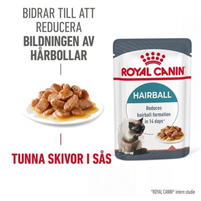 Royal Canin Hairball Care i sås (12 × 85 g)