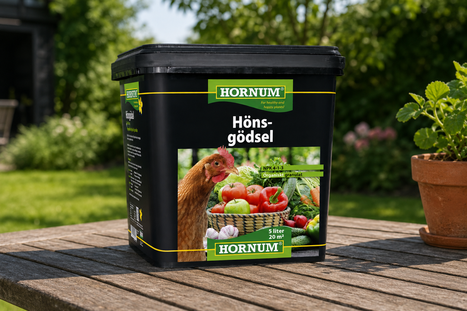 Hornum Hönsgödsel 5 l