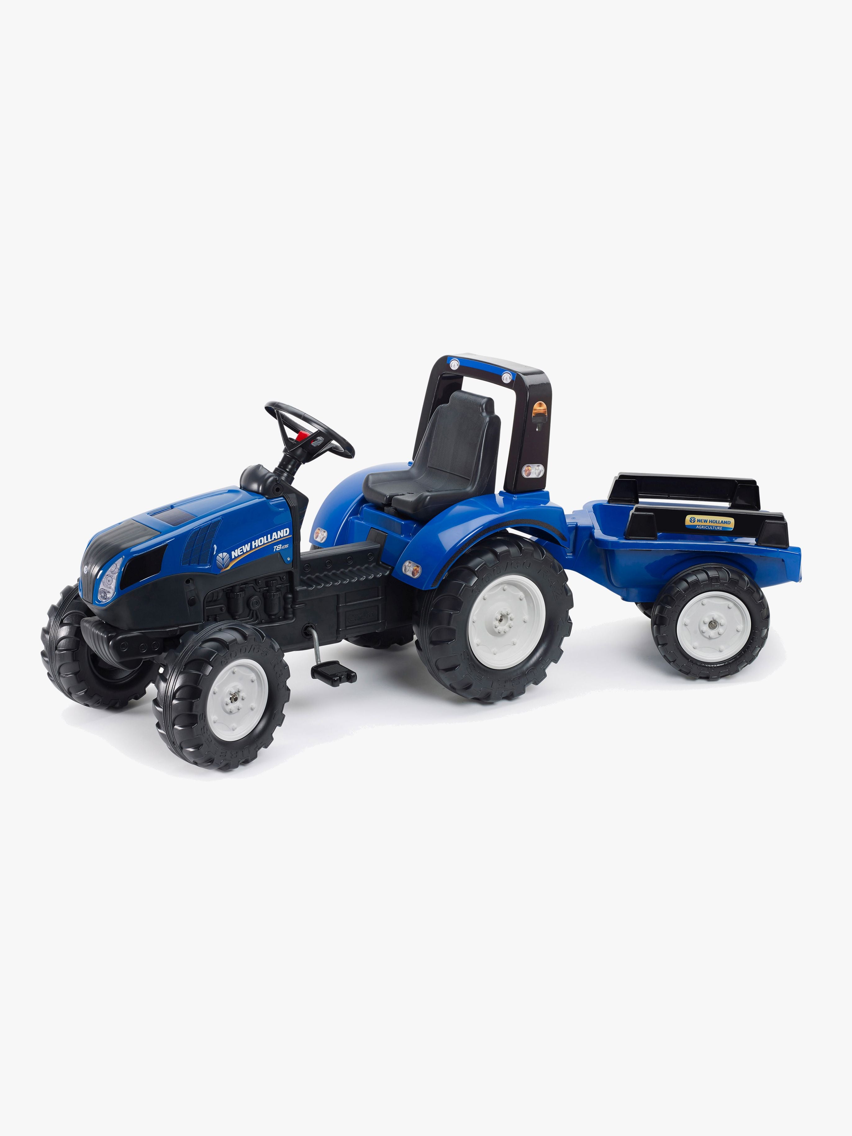 Falk New Holland med släpvagn