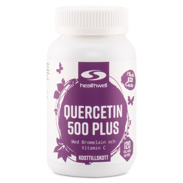 Healthwell Quercetin 500 Plus 120 kapslar