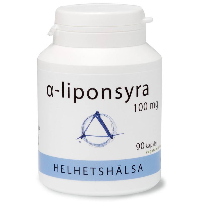 Helhetshälsa Alfa-liponsyra 100 mg 90 kapslar