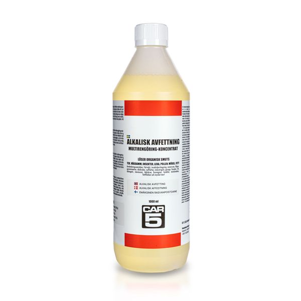 CAR5 Alkalisk Avfettning 1 l (koncentrat)