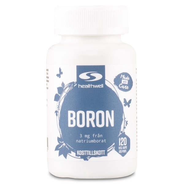 Healthwell Boron 3 mg, 120 kapslar