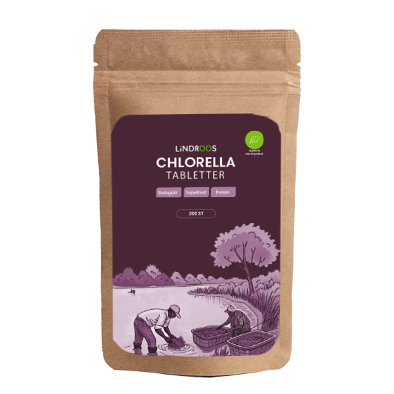 Lindroos Chlorella EKO 200 tabletter