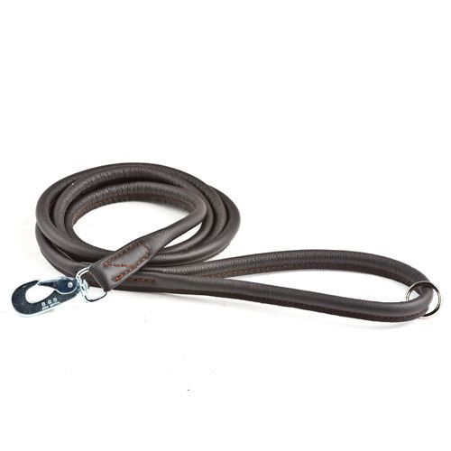 Feel Leather Rundsytt Läderkoppel 6 mm