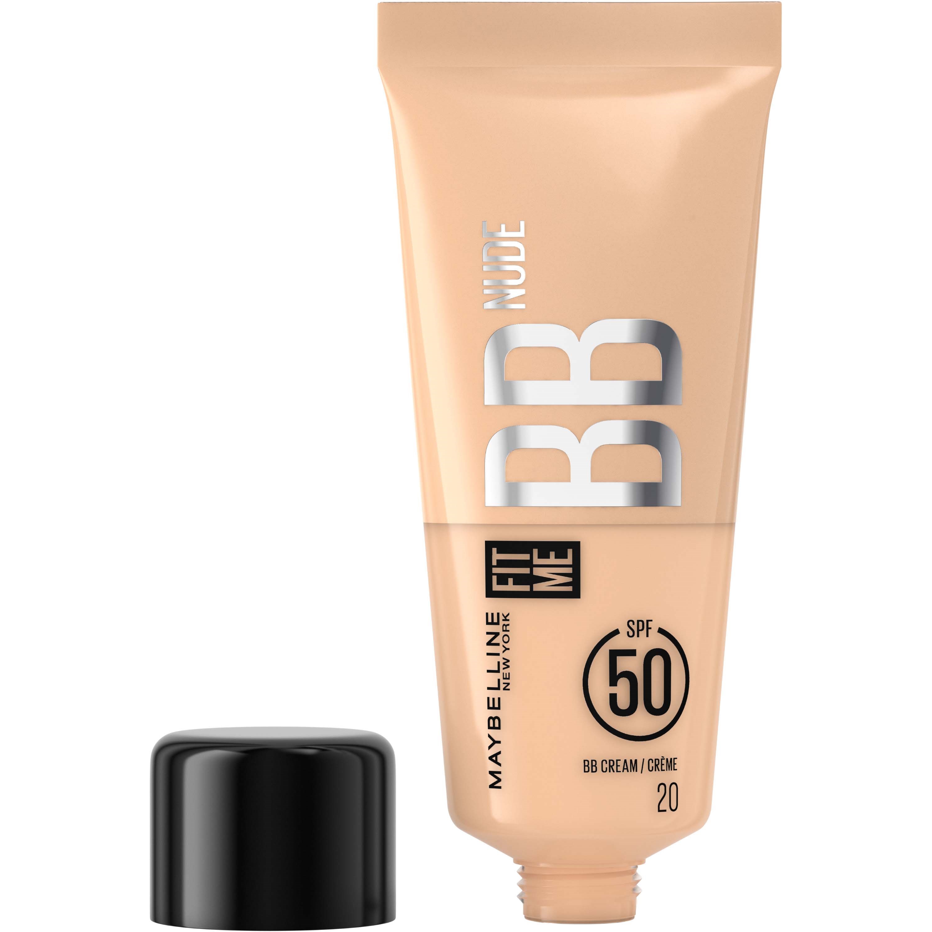 Maybelline Fit Me Nude BB Cream SPF50 nyans 20, 30 ml