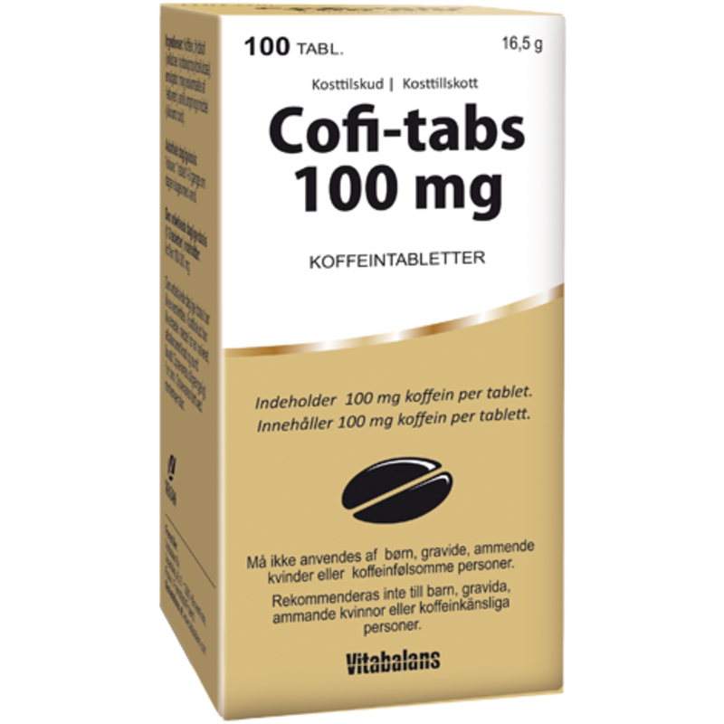 Vitabalans Cofi-tabs 100 mg (100 tabletter)