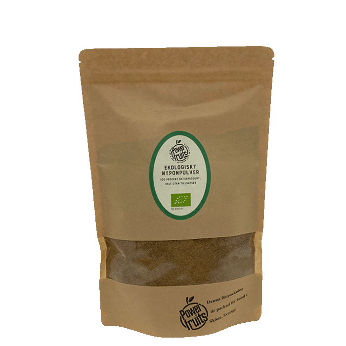 Powerfruits Ekologiskt Nyponpulver 1000 g