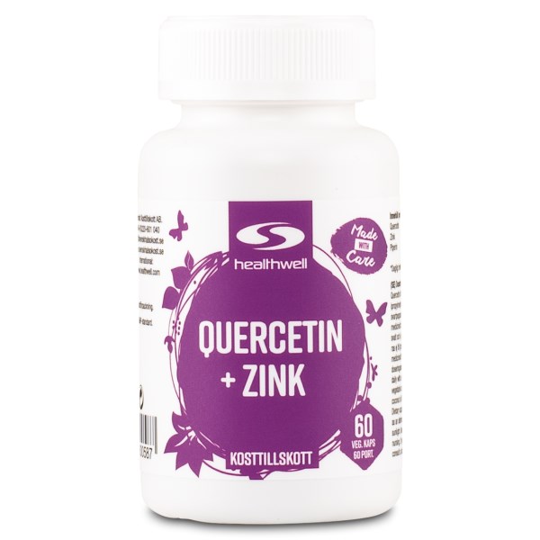 Healthwell Quercetin+Zink 60 kapslar