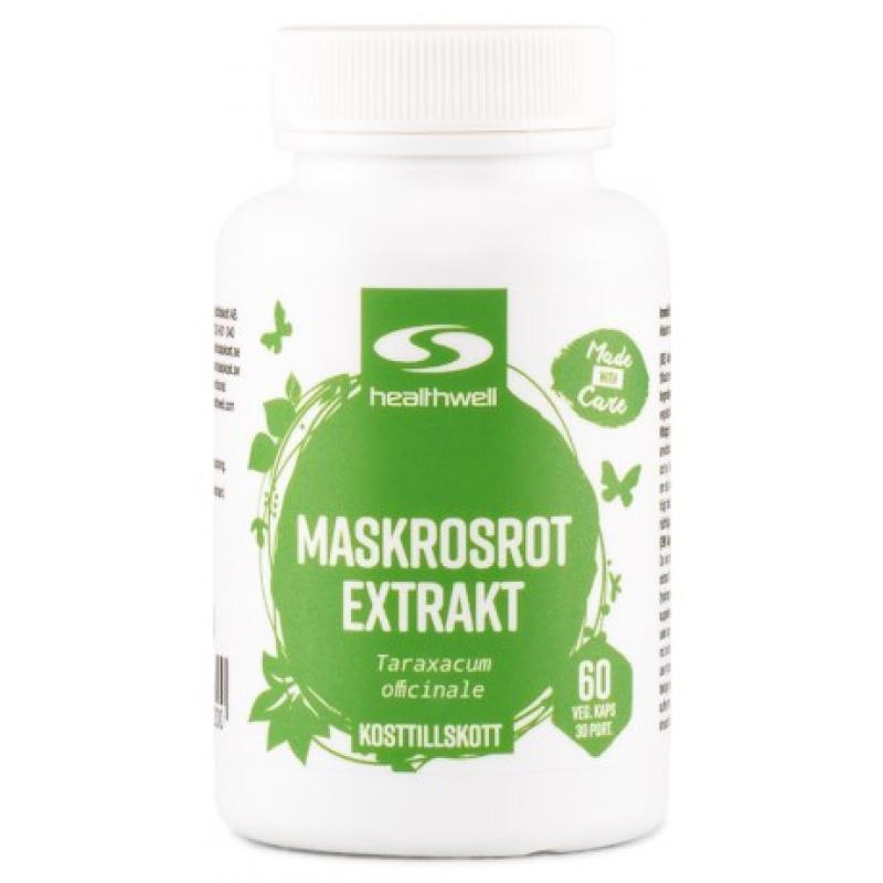 Healthwell Maskrosrot Extrakt 60 kapslar