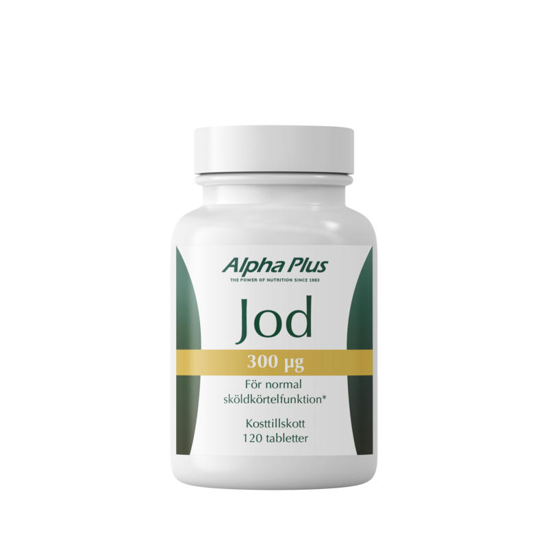 Alpha Plus Jod 300 µg, 120 tabletter