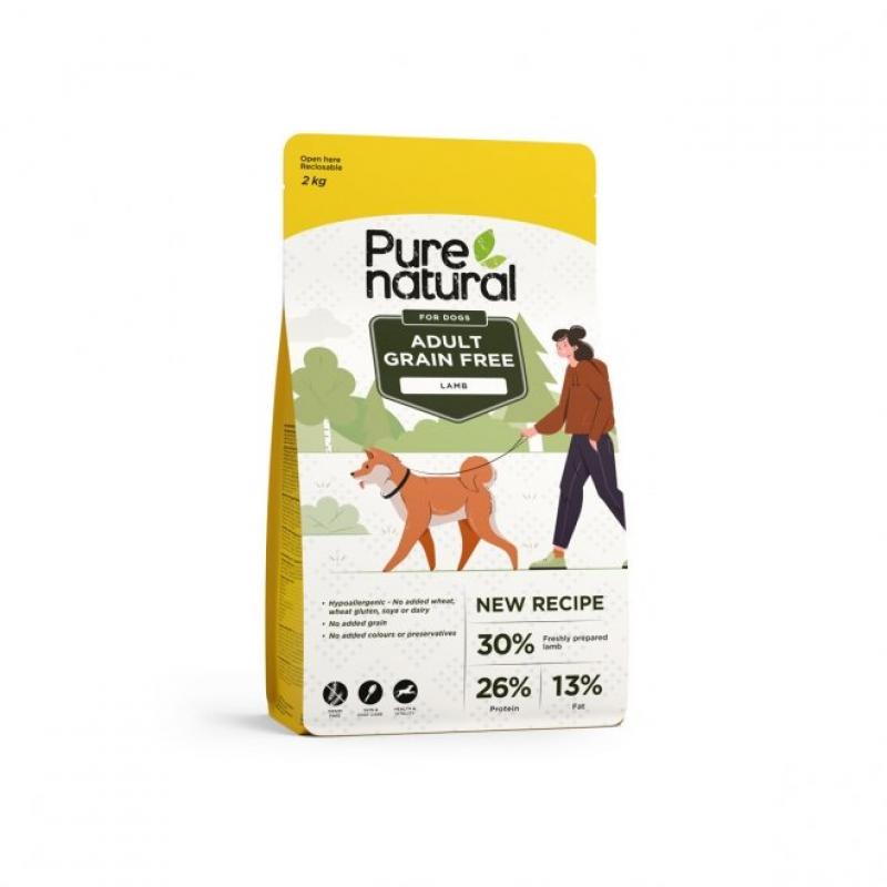 Purenatural Dog Adult Grain Free Lamb 12 kg