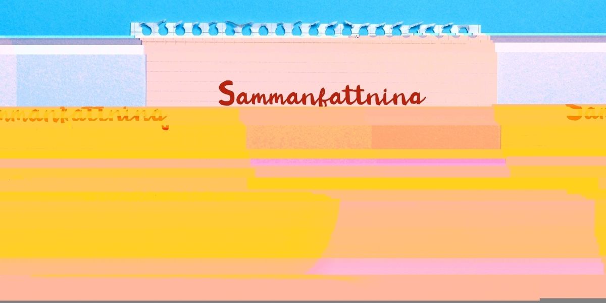 Sammanfattning