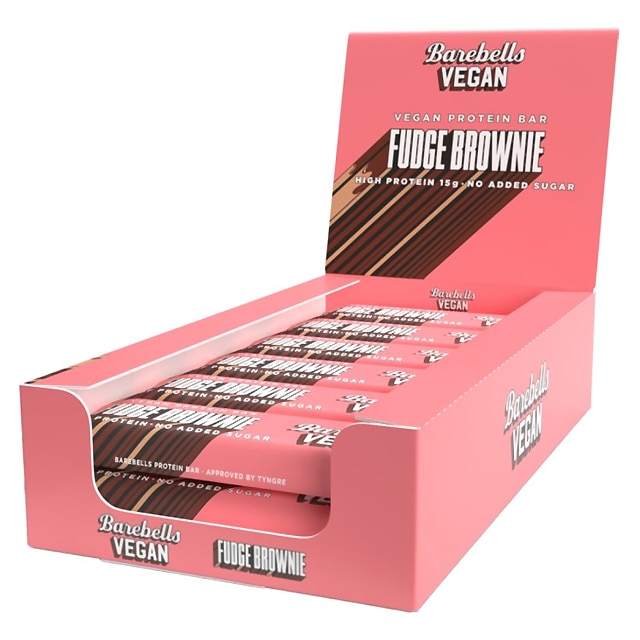 Barebells Vegan Protein Bar Fudge Brownie 12 x 55 g