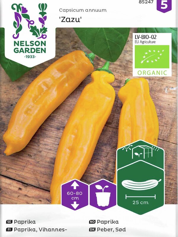 Nelson Garden Spetspaprika Zazu Eko